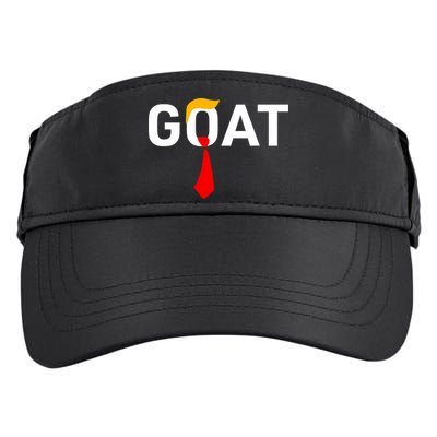 Goat Vote Trump 2024 Funny Support Republican Pro America Adult Drive Performance Visor