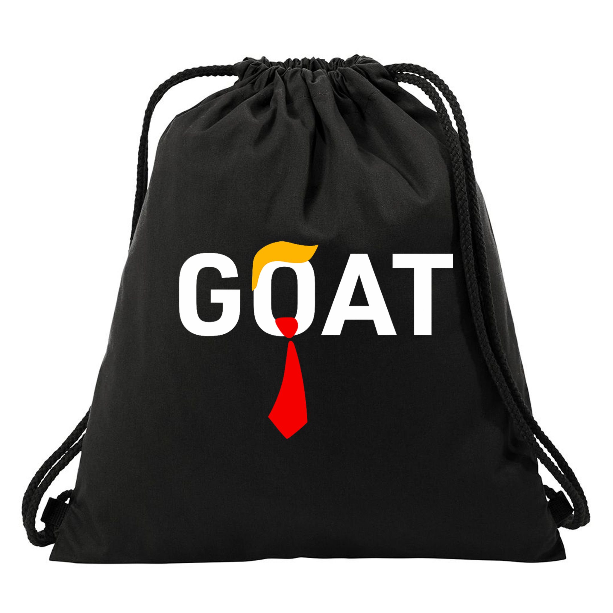 Goat Vote Trump 2024 Funny Support Republican Pro America Drawstring Bag