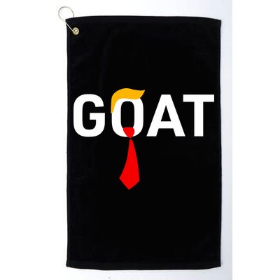 Goat Vote Trump 2024 Funny Support Republican Pro America Golf Towel