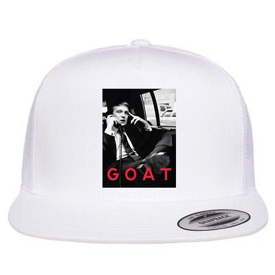 Goat Vote Trump 2024 Funny Support Republican Pro America Flatbill Hat