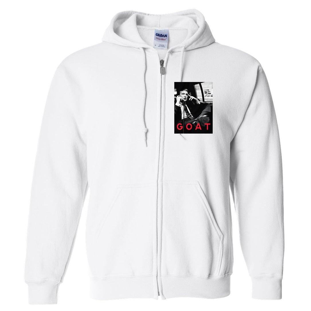 Goat Vote Trump 2024 Funny Support Republican Pro America Full Zip Hoodie