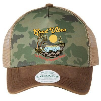 Good Vibes The Wild Pool Paradise Resort Legacy Tie Dye Trucker Hat