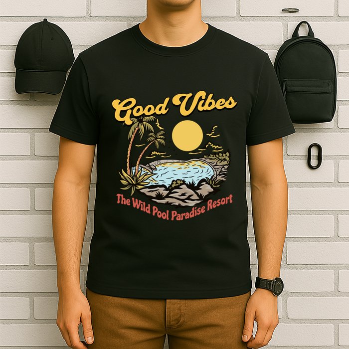 Good Vibes The Wild Pool Paradise Resort T-Shirt