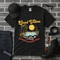 Good Vibes The Wild Pool Paradise Resort Tall T-Shirt