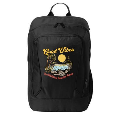 Good Vibes The Wild Pool Paradise Resort City Backpack