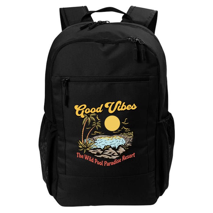Good Vibes The Wild Pool Paradise Resort Backpack