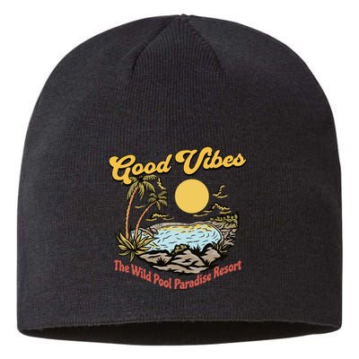 Good Vibes The Wild Pool Paradise Resort Sustainable Beanie