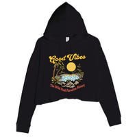 Good Vibes The Wild Pool Paradise Resort Crop Fleece Hoodie