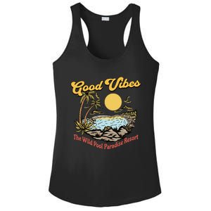 Good Vibes The Wild Pool Paradise Resort Ladies PosiCharge Competitor Racerback Tank