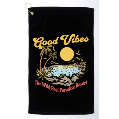 Good Vibes The Wild Pool Paradise Resort Golf Towel