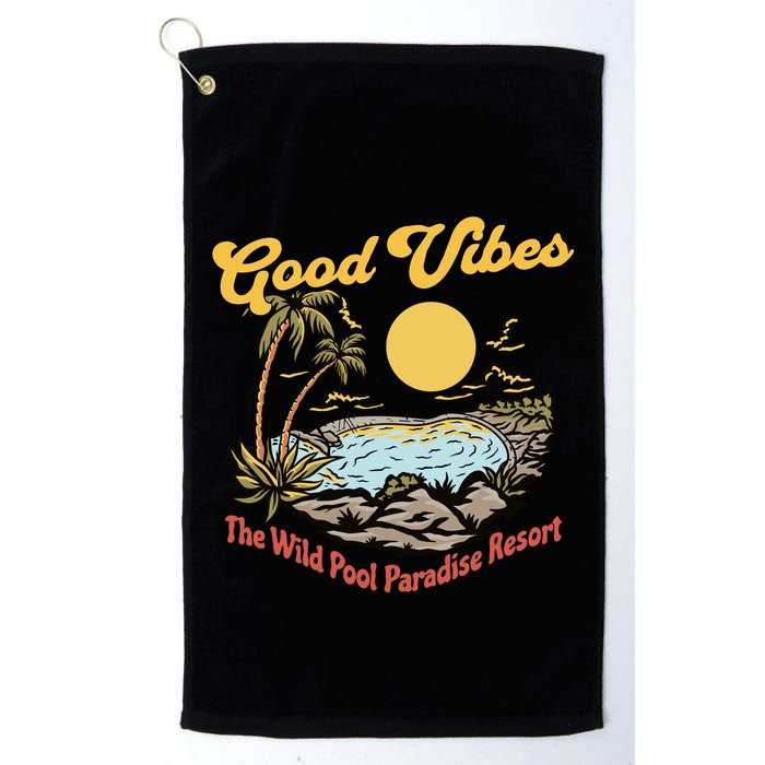 Good Vibes The Wild Pool Paradise Resort Golf Towel