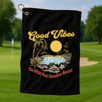 Good Vibes The Wild Pool Paradise Resort Golf Towel