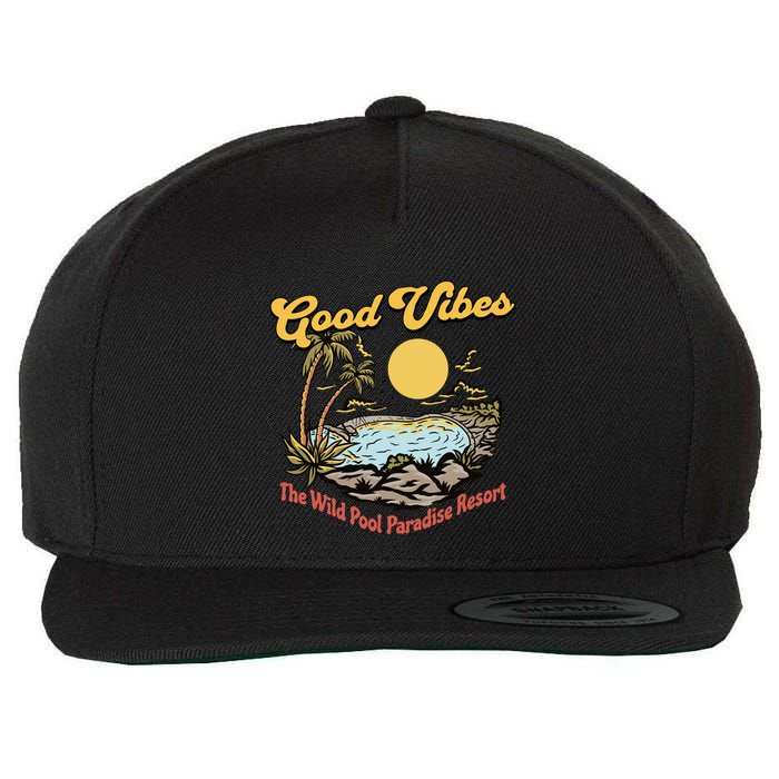 Good Vibes The Wild Pool Paradise Resort Wool Snapback Cap