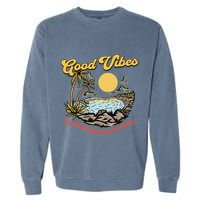 Good Vibes The Wild Pool Paradise Resort Garment-Dyed Sweatshirt