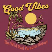Good Vibes The Wild Pool Paradise Resort 16oz Travel Tumbler