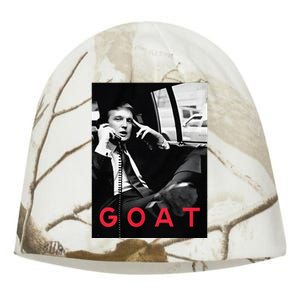 Goat Vote Trump 2024 Funny Support Republican Pro America Kati - Camo Knit Beanie