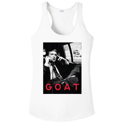 Goat Vote Trump 2024 Funny Support Republican Pro America Ladies PosiCharge Competitor Racerback Tank