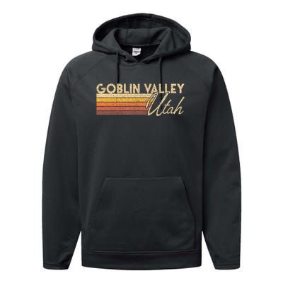 Goblin Valley Utah Performance Fleece Hoodie