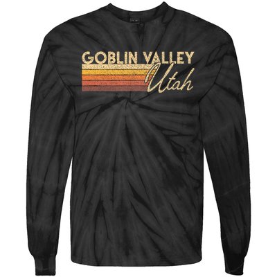 Goblin Valley Utah Tie-Dye Long Sleeve Shirt