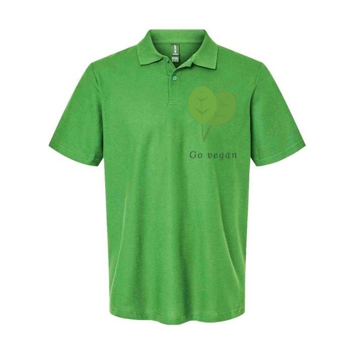 Go Vegan Vegetarian Style Vegan Style Botanical Vegan Month Softstyle Adult Sport Polo