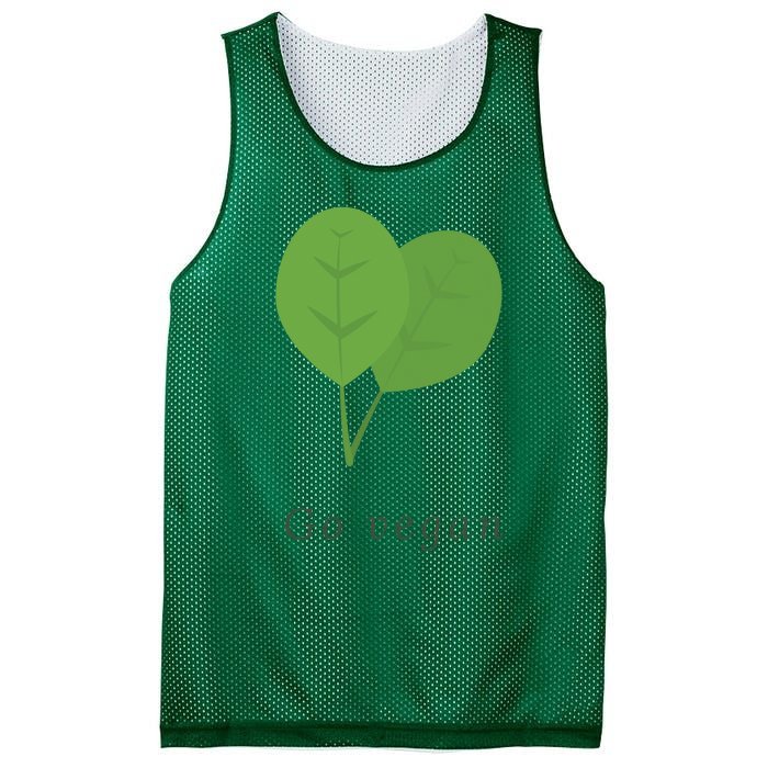 Go Vegan Vegetarian Style Vegan Style Botanical Vegan Month Mesh Reversible Basketball Jersey Tank