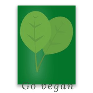 Go Vegan Vegetarian Style Vegan Style Botanical Vegan Month Poster