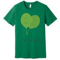 Go Vegan Vegetarian Style Vegan Style Botanical Vegan Month Premium T-Shirt