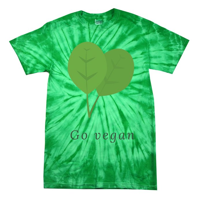 Go Vegan Vegetarian Style Vegan Style Botanical Vegan Month Tie-Dye T-Shirt