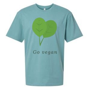 Go Vegan Vegetarian Style Vegan Style Botanical Vegan Month Sueded Cloud Jersey T-Shirt