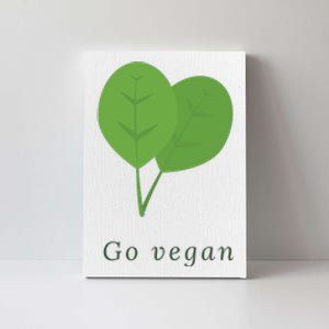 Go Vegan Vegetarian Style Vegan Style Botanical Vegan Month Canvas