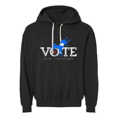 Ga Vote Voice Garment-Dyed Fleece Hoodie