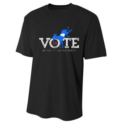 Ga Vote Voice Performance Sprint T-Shirt