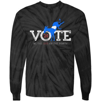 Ga Vote Voice Tie-Dye Long Sleeve Shirt