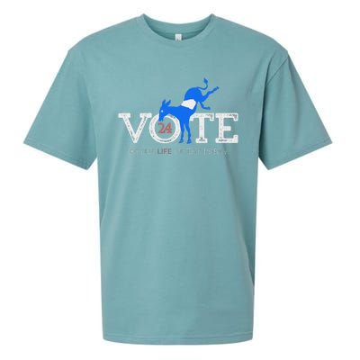 Ga Vote Voice Sueded Cloud Jersey T-Shirt