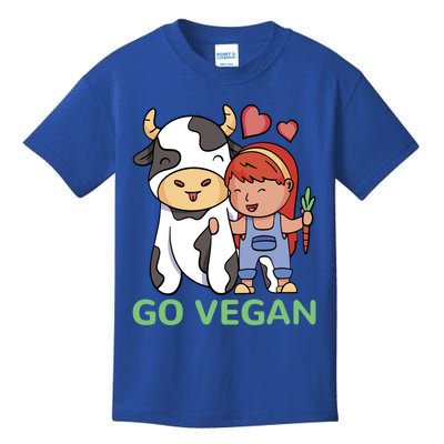 Go Vegan Veggie Lover Vegan Gift Kids T-Shirt