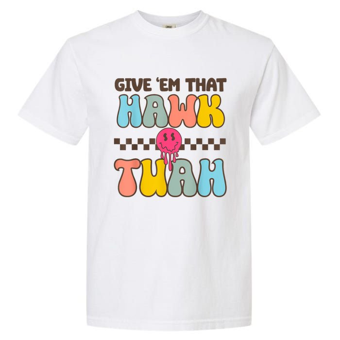 Groovy Viral Video Western Country Accent Hawk Tush Meme Gift Garment-Dyed Heavyweight T-Shirt