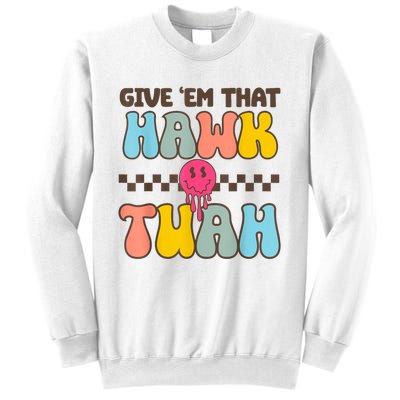 Groovy Viral Video Western Country Accent Hawk Tush Meme Gift Sweatshirt