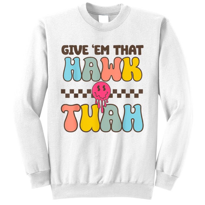 Groovy Viral Video Western Country Accent Hawk Tush Meme Gift Sweatshirt