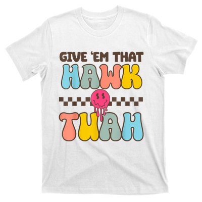 Groovy Viral Video Western Country Accent Hawk Tush Meme Gift T-Shirt