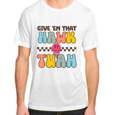 Groovy Viral Video Western Country Accent Hawk Tush Meme Gift Adult ChromaSoft Performance T-Shirt