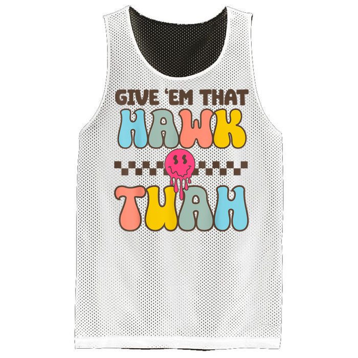 Groovy Viral Video Western Country Accent Hawk Tush Meme Gift Mesh Reversible Basketball Jersey Tank