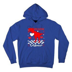 Groovy Valentines Vibes Dinosaur Valentine For Ns Gift Hoodie