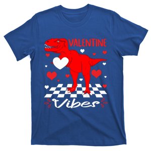 Groovy Valentines Vibes Dinosaur Valentine For Ns Gift T-Shirt