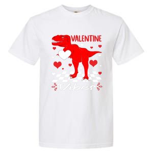 Groovy Valentines Vibes Dinosaur Valentine For Ns Gift Garment-Dyed Heavyweight T-Shirt