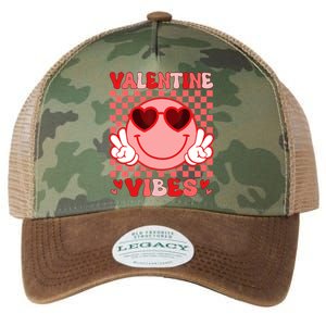 Groovy Valentine Vibes Valentines Day Legacy Tie Dye Trucker Hat