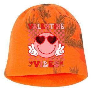 Groovy Valentine Vibes Valentines Day Kati - Camo Knit Beanie