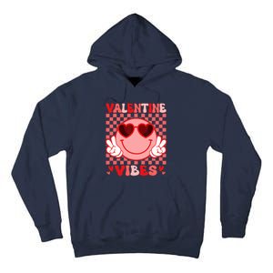 Groovy Valentine Vibes Valentines Day Tall Hoodie