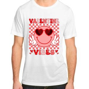 Groovy Valentine Vibes Valentines Day Adult ChromaSoft Performance T-Shirt