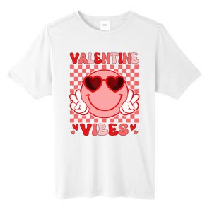 Groovy Valentine Vibes Valentines Day Tall Fusion ChromaSoft Performance T-Shirt