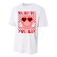 Groovy Valentine Vibes Valentines Day Performance Sprint T-Shirt